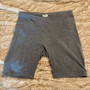 Fashion Nova Gray Biker Shorts